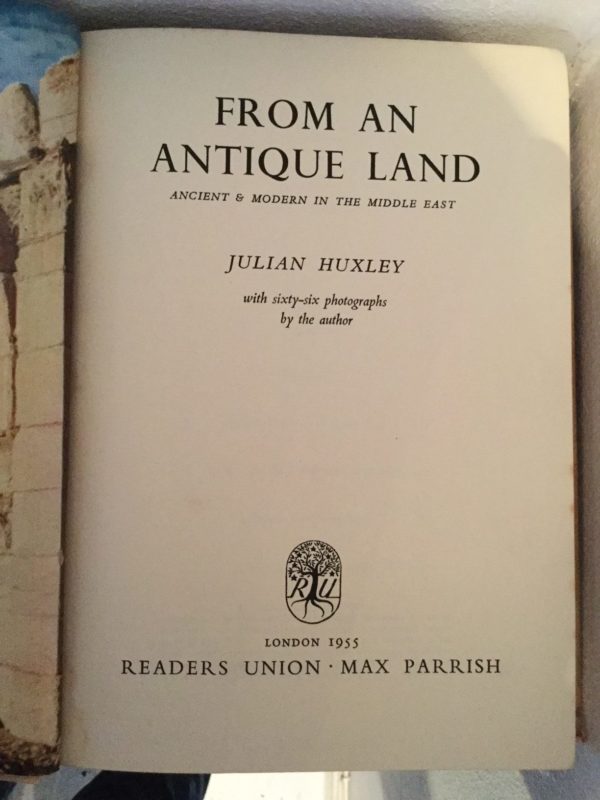 From an Antique Land: Ancient and Modern in the Middle East - Julian Huxley - Image 2
