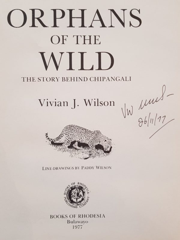 Orphans_of_the_Wild_Chipangali_Vivian_Wilson_Signed
