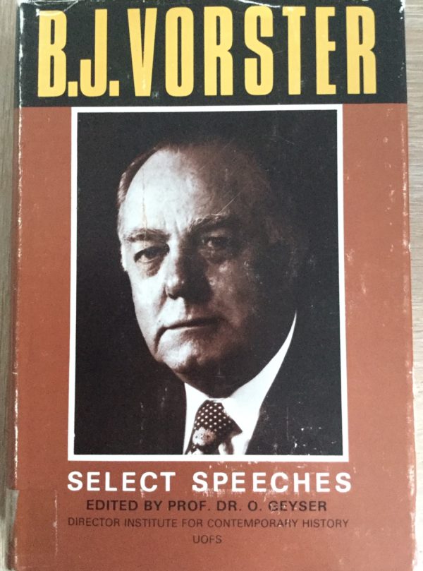 BJ_Vorster_Selected_Speeches_Geyser